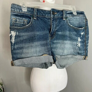 Bdg mid rise‎ shortie denim shorts